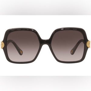 Chloe clover oversized sunglasses